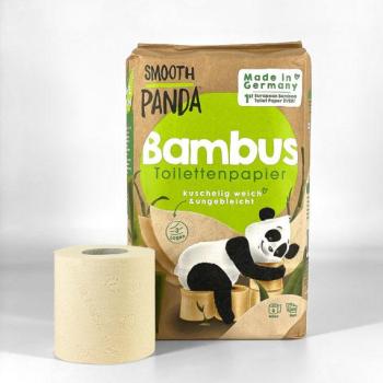 Smooth Panda Toilettenpapier aus Bambus 6 Rollen a 160 Blatt