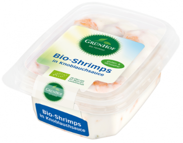 Bio-Shrimps Knoblauchsauce 125 Gramm